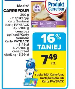 Carrefour Masło Carrefour oferta