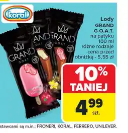 Carrefour Lody Koral Grand G.O.A.T. oferta
