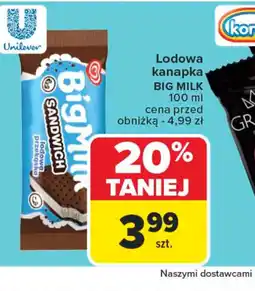 Carrefour Lodowa kanapka Big Milk oferta