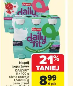 Carrefour Napój jogurtowy Dailyfit Ehrmann oferta