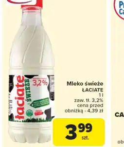 Carrefour Mleko świeże Laciate oferta