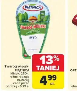 Carrefour Twaróg wiejski Piątnica oferta
