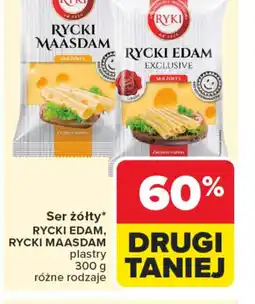 Carrefour Ser żółty Rycki Edam, Rycki Maasdam oferta