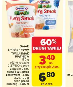 Carrefour Serek śmietankowy Twój Smak Piątnica oferta