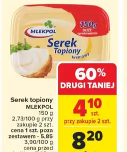 Carrefour Serek topiony Mlekpol oferta