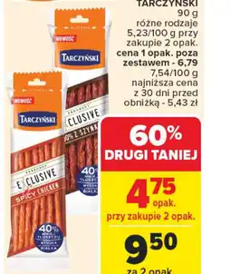 Carrefour Kabanosy Exclusive Tarczyński oferta