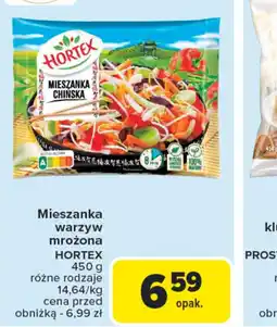 Carrefour Mieszanka warzyw mrożona Hortex oferta