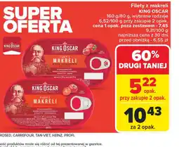 Carrefour Filety z makreli King Oscar oferta