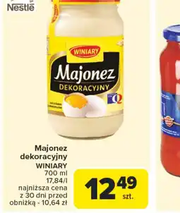 Carrefour Majonez dekoracyjny Winiary oferta