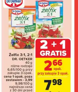 Carrefour Zelfix Dr. Oetker oferta