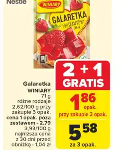 Carrefour Galaretka Winiary oferta