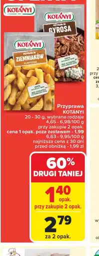 Carrefour Przyprawa Kotanyi oferta