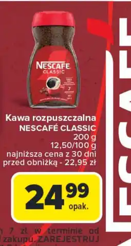 Carrefour Kawa rozpuszczalna Nescafé Classic oferta