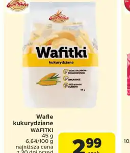 Carrefour Wafle kukurydziane Wafitki oferta