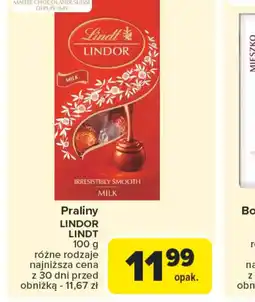 Carrefour Praliny Lindor Lindt oferta