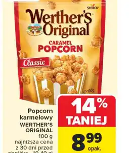 Carrefour Popcorn karmelowy Werther's Original oferta