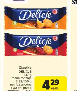 Carrefour Ciastka Delicje oferta