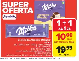 Carrefour Czekolada, Alpejskie Mleczko Milka oferta