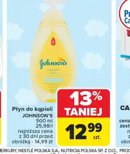 Carrefour Płyn do kąpieli Johnson's oferta
