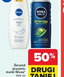 Carrefour Zel pod prysznic marki Nivea oferta