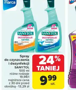 Carrefour Spray do czyszczenia i dezynfekcji Sanytol oferta
