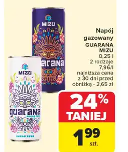 Carrefour Napój gazowany Guarana MIZO oferta
