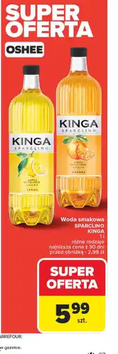 Woda smakowa SPARCLINO KINGA