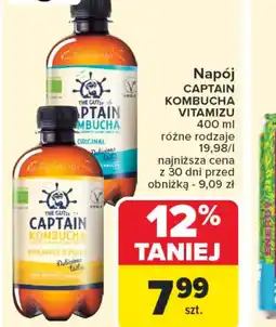 Carrefour Napój Captain Kombucha Vitamizu oferta