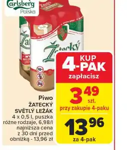 Carrefour Piwo Zatecky oferta