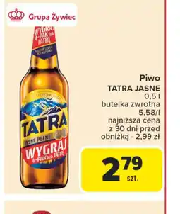 Carrefour Piwo Tatra Jasne oferta