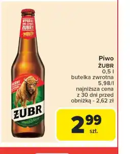 Carrefour Piwo Zubr oferta