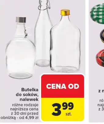 Carrefour Butelka do soków, nalewek oferta