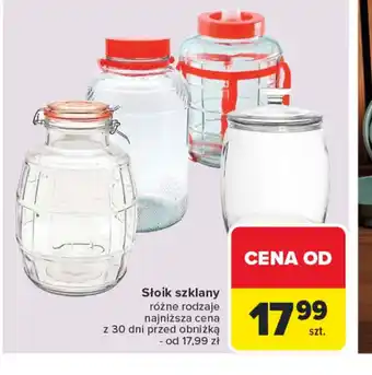 Carrefour Słoik szklany oferta