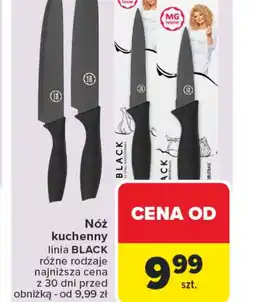 Carrefour Nóż kuchenny linia Black oferta