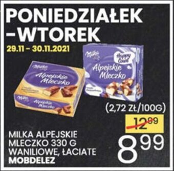 Wafelek Milka Alpejskie Mleczko 330g oferta