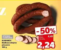 Kaufland Kiełbasa wiejska pieczona Kabanos oferta