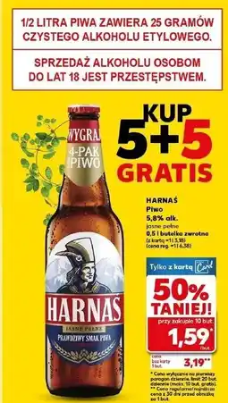 Kaufland Piwo Harnaś Jasne Pełne oferta