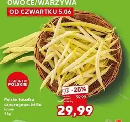 Kaufland Fasolka szparagowa żółta oferta