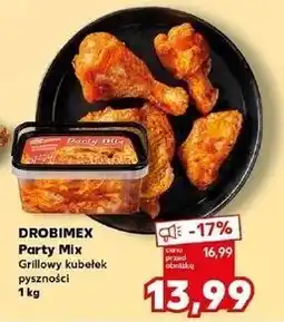 Kaufland Kubełek party mix Drobimex oferta