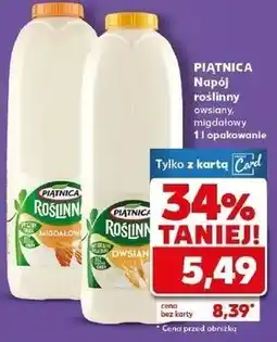 Kaufland Napój owsiany Piątnica Roślinna oferta