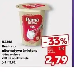 Kaufland Śmietana 31 % Rama Crema oferta