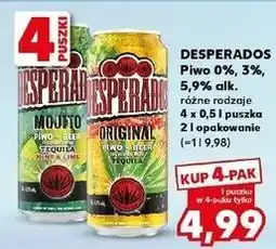 Kaufland Piwo Desperados Mojito oferta