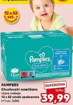 Kaufland Chusteczki nawilżane Pampers Fresh Clean oferta