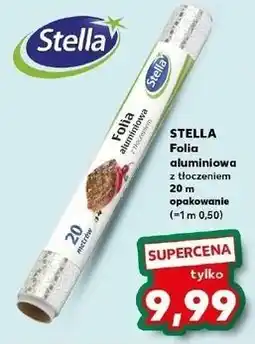 Kaufland Folia aluminiowa 20 m z tłoczeniem Stella oferta
