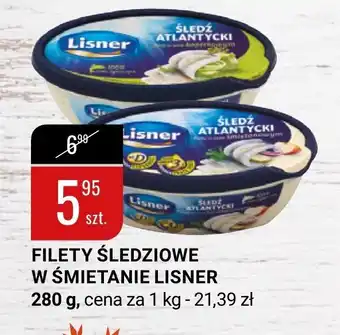 bi1 Filety śledziowe w śmietanie Lisner 280g oferta