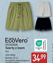 ALDI Szorty z lnem EcoVero UP2Fashion oferta
