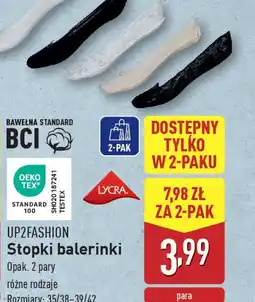 ALDI Stopki balerinki UP2FASHION oferta