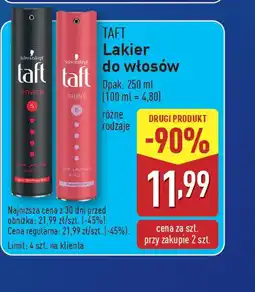 ALDI Taft Lakier do włosów oferta