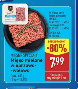 ALDI Mięso mielone wieprzowo-wołowe oferta