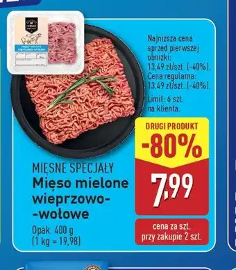 ALDI Mięso mielone wieprzowo-wołowe oferta